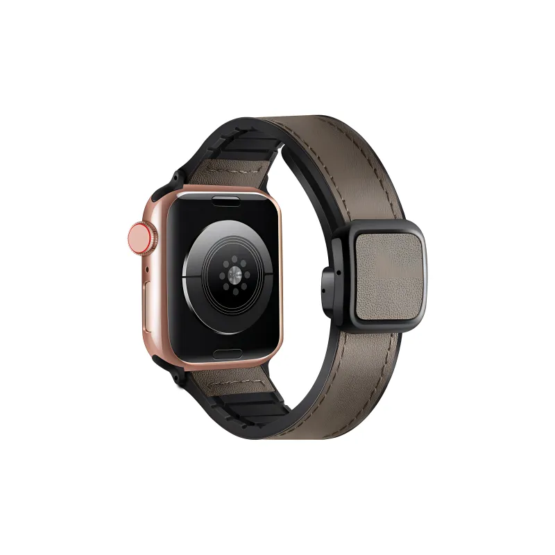 KVZUVUU Apple Compatibility Watch Band Cowhide Leather Material-8