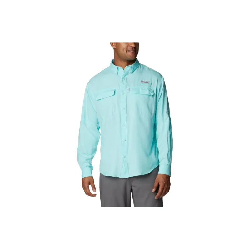 Columbia Shirt Men's Coral Blue-0