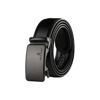 MEXICAN Split Cow Leather Belts Men's 3.5cm