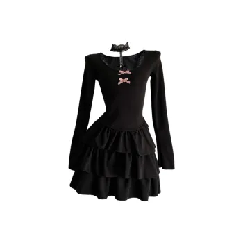 COVER TIME Long Sleeved Dress Women's