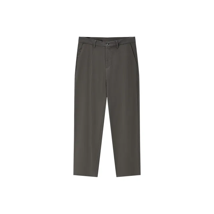 RIVER STONE Casual Pants Men Dark Gray-0
