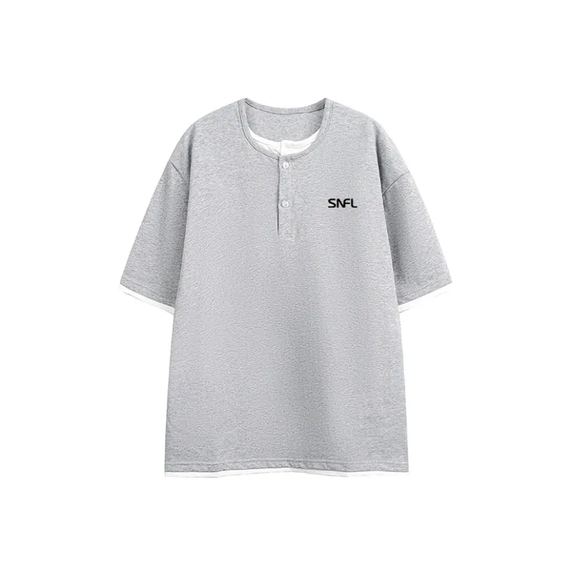 SNOW FLYING T Shirts Unisex Gray-0