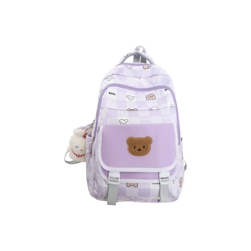 Yalu Nylon Backpack Unisex Multicolor-6