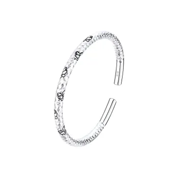 Bear Silversmith 999 Fine Silver Sterling Silver Bangle Women's