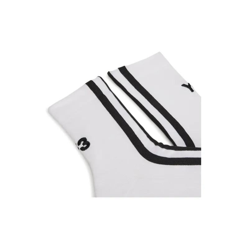 Y 3 Mid Calf Socks Unisex 1 Pack White-1