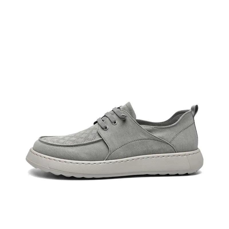 SEPTWOLVES Men's Casual Shoes Men Low Top Khaki/Gray-8
