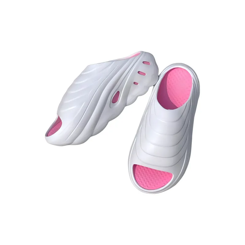 Beerus Slip Resistant Platform With A Soft And Springy Texture White Pink-6