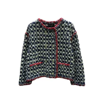 CHANEL 21C Early Spring Vacation Collection Jackets & Coats Women's Red Blue
