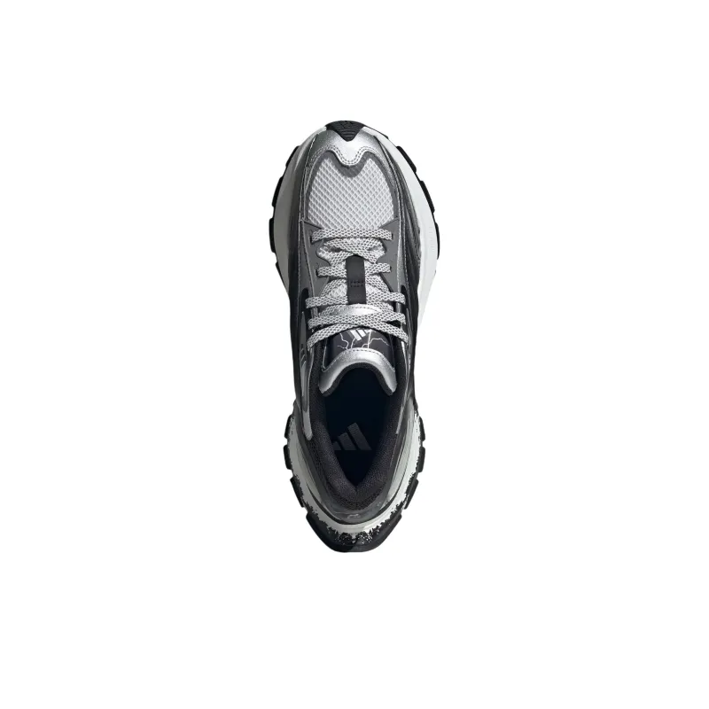 Adidas FOS XLG Anti Slip Wear Resistant Low Top Casual Shoes Unisex Black Gray-4