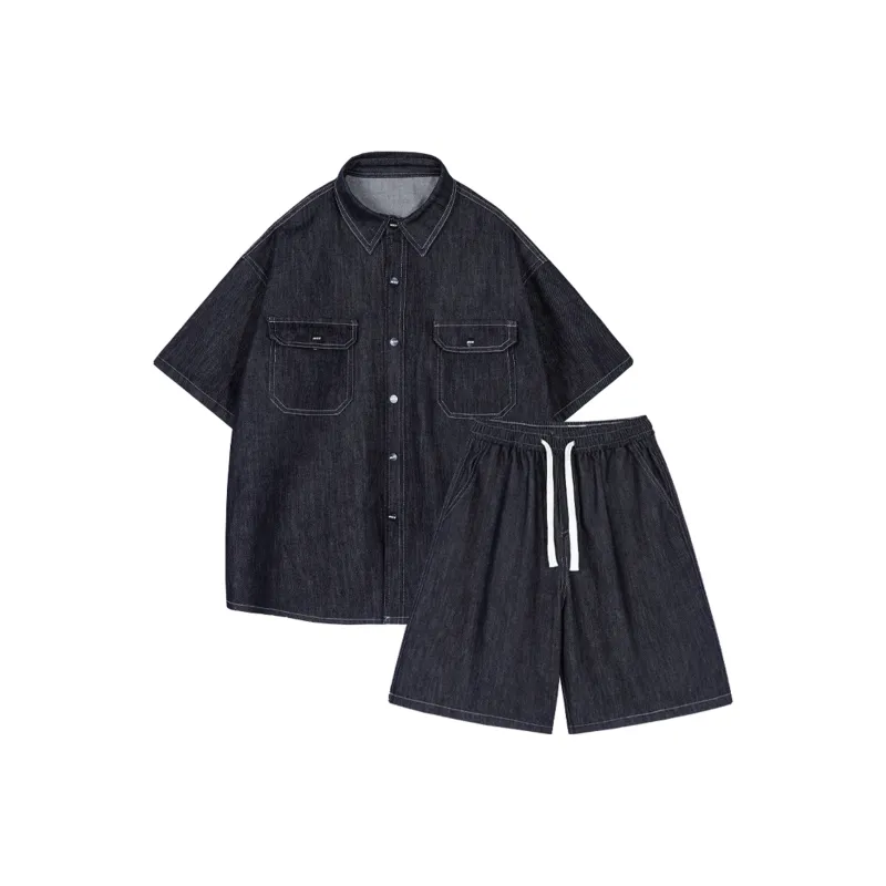 Fakeyoung Shirt Matching Set Unisex-0