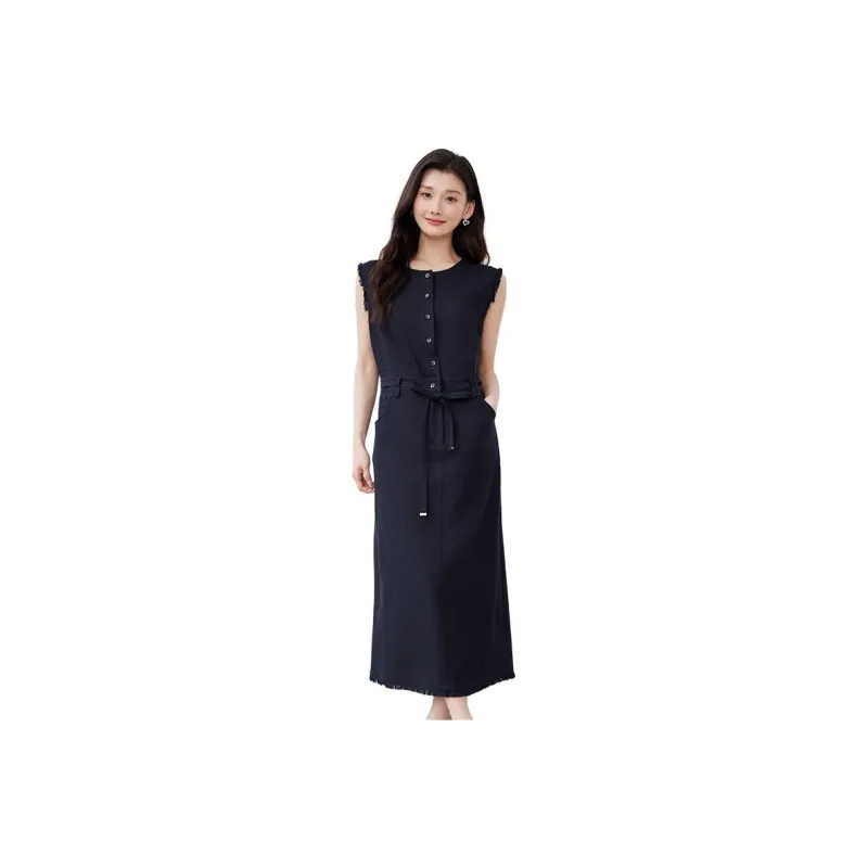 Yi Mengyuan Sleeveless Dress Women's-5