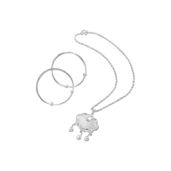 Zhi Yu Yun Xiang S 999 Fine Silver Bangles Kids'