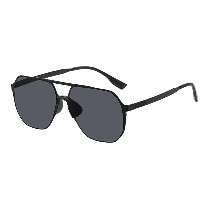 AAJF Stainless Steel Irregular Shape Sunglasses Unisex-2
