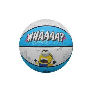 SIPAKESPORT x MINIONS PU Basketball WHA Blue White Size 7 Training Unisex