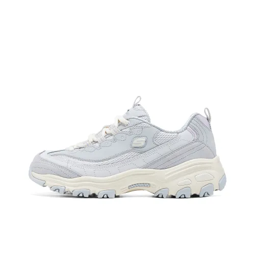Skechers Sports Life Collection Anti Slip Wear Resistant Low Top Chunky Sneakers Women's Gray
