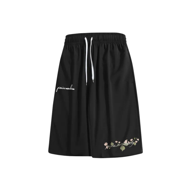 PICCA Casual Shorts Unisex Black-0