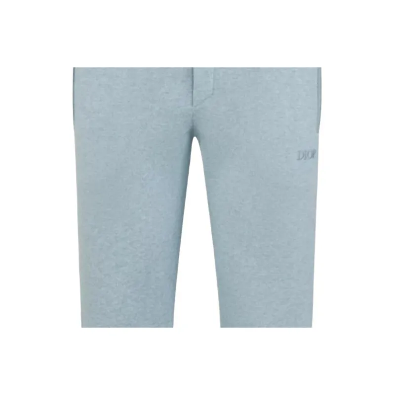 DIOR FW25 Knitted Sweatpants Men's Blue-2