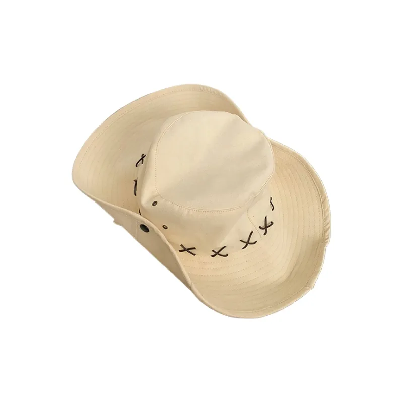 Yalu Synthetic Fiber Bucket Hats Unisex-4