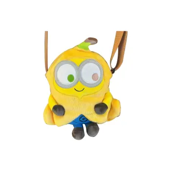 Universal Studios Polyester Shoulder Bag, Crossbody Bag Unisex Banana Minions Plush Crossbody Bag