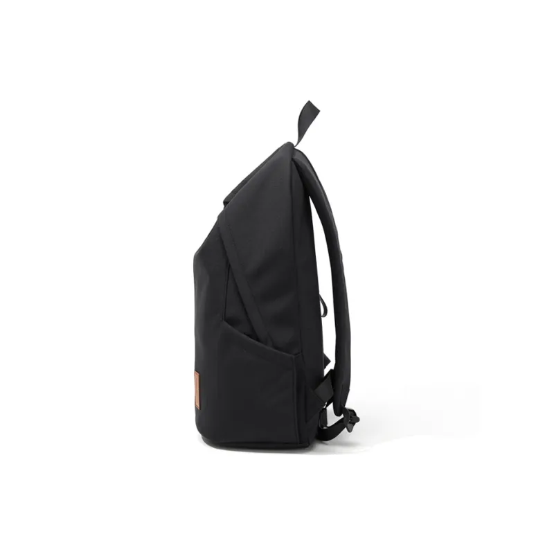 CinvaiKrose Fabric Backpack Travel Laptop Bag Regular Unisex Ecru/Black-9
