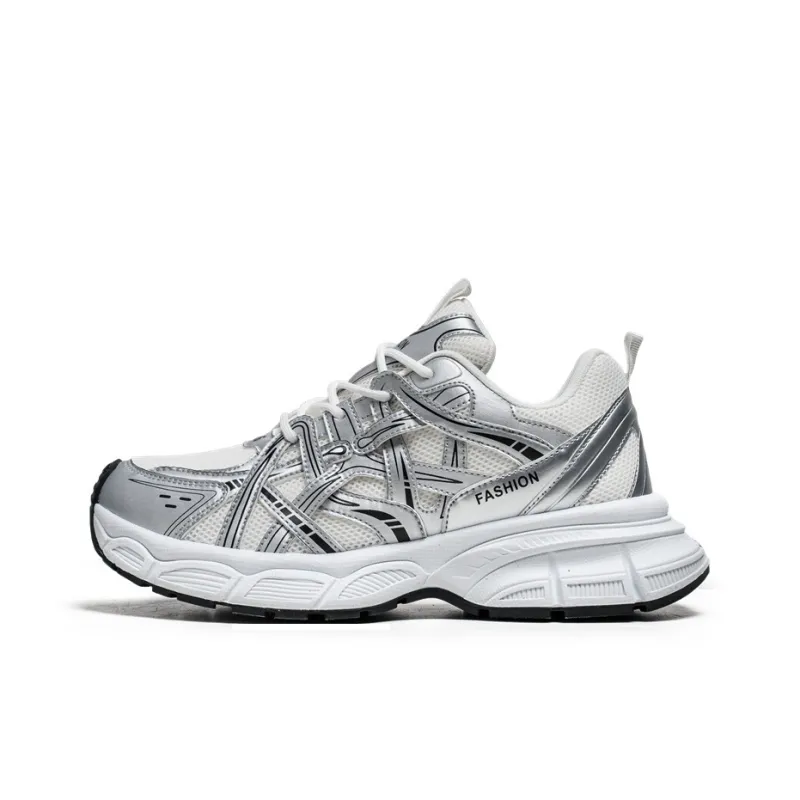 BINGO DUCK Coverage Height Increase Low Top Chunky Sneakers Men's-0