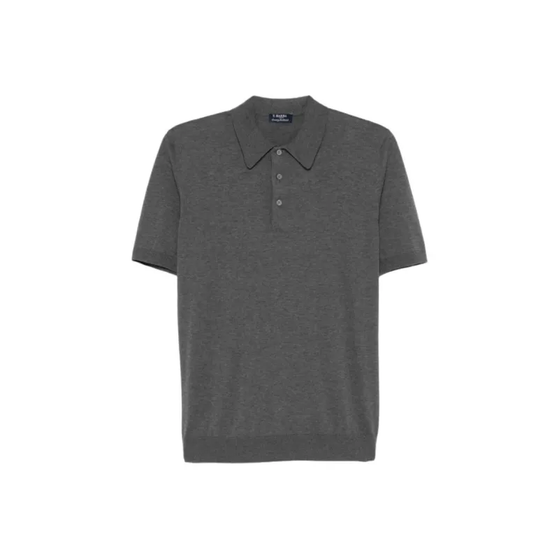 BARBA Cotton Polo Shirt-0