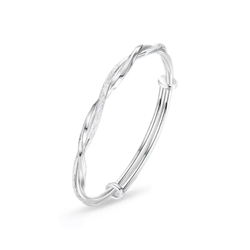 JIACUIYUN Glass Cat Eye Bangles Unisex-3