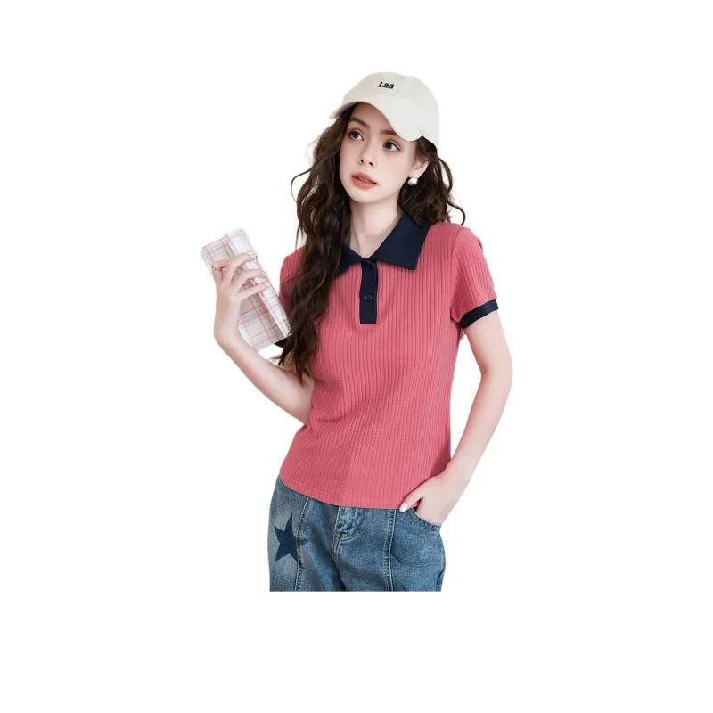 FAWENXIANGZI Regular T Shirt Women's-0