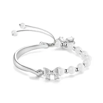 LuluCanaan Glass Cat Eye Bracelets Women's