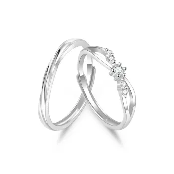 Golden Bliss S999 Fine Silver Rings Unisex