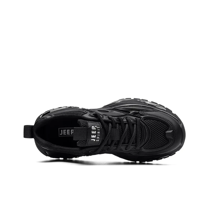 JEEP SPIRIT Darth Vader Chunky Sneakers Men Low Top Jet Black-10