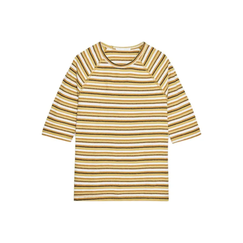 ZARA T Shirts Women's Nude/Green-0