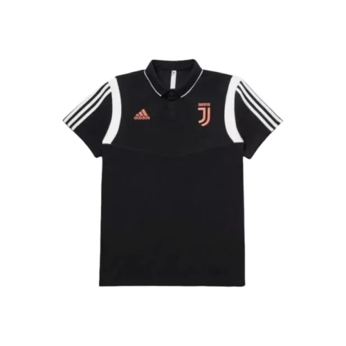 Adidas x YOUWENTUSI,LIANMINGKUAN Juve Polo Shirt Men's Black
