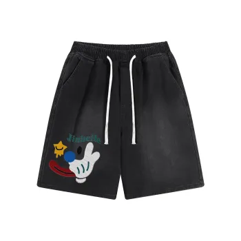 JINBEILE Denim Shorts Unisex