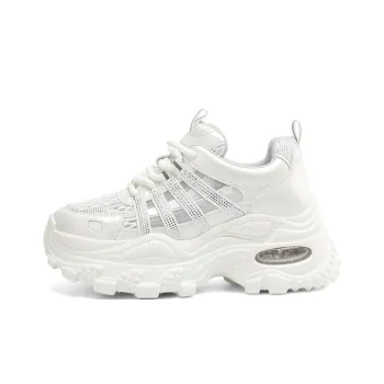 BOERDIQI Breathable Height Increase Low Top Chunky Sneakers Women's
