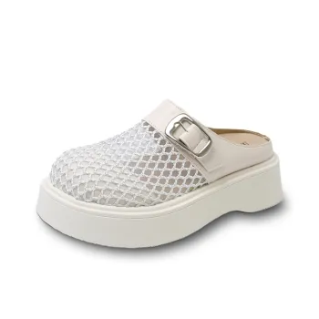 GESHE Rubber Sole Abrasion Resistant Closed Toe Slippers Women's