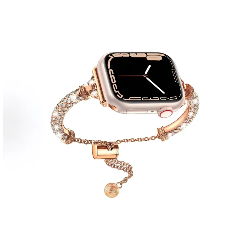 KVZUVUU Apple Compatibility Watch Band Metal-1