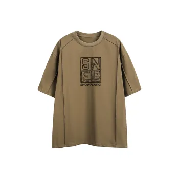 SNOW FLYING T Shirts Unisex Brown