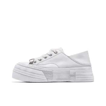 ALI THE FOX Breathable And Lightweight Low Top Casual Shoes Women's Ecru