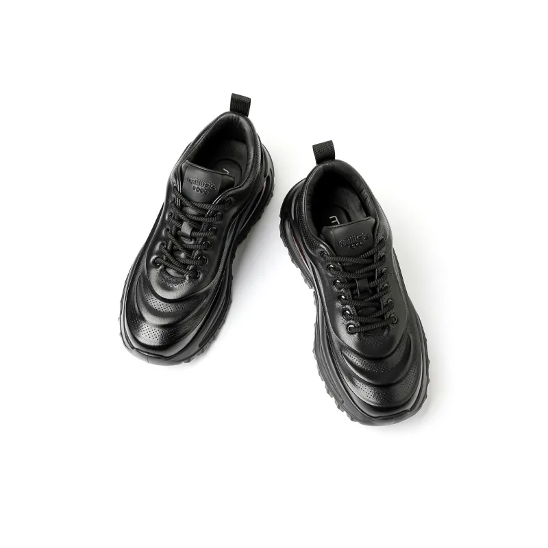 MILLIE'S Wear resistant And Lightweight Low Top Casual Shoes Men's Black-3
