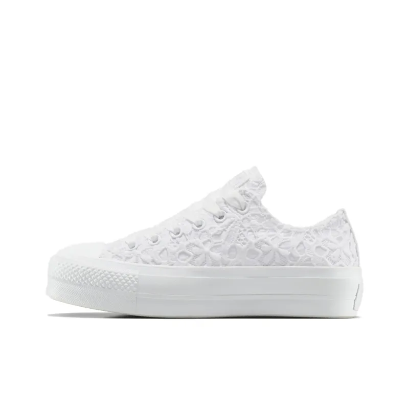 Converse Women's Chuck Taylor All Star Low 'Lace Triple White' Women's-0