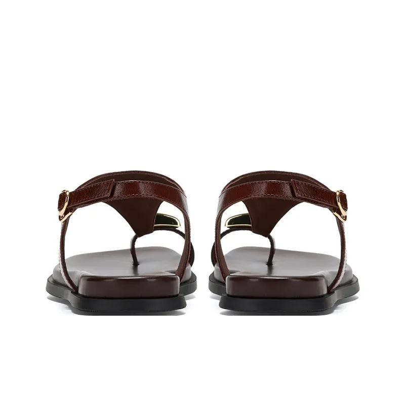 GG CC Flat One Strap Sandals Women's-3
