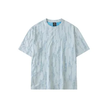 JIANWANG T Shirt Unisex Lake Blue