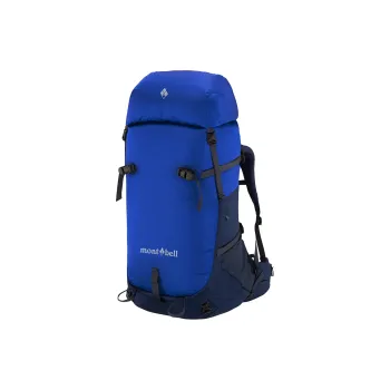 MONTBELL Mountaineering Bag, Outdoor Bag Nylon 40L Blue Unisex