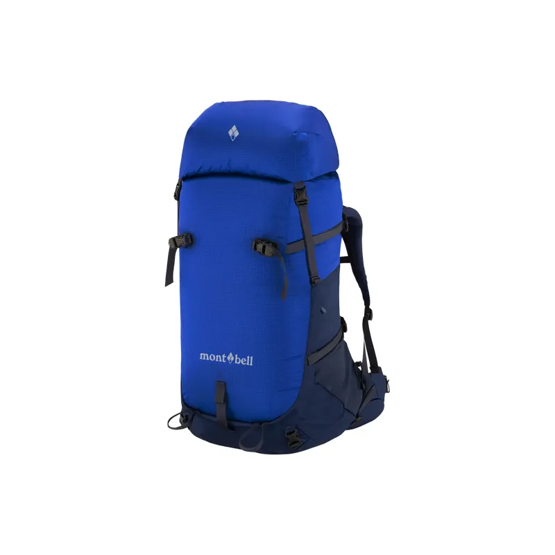 MONTBELL Mountaineering Bag, Outdoor Bag Nylon 40L Blue Unisex-0