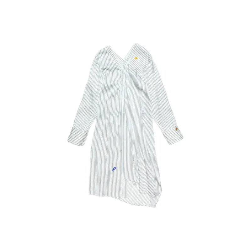 Acne Studios Striped Shirt Dress-0