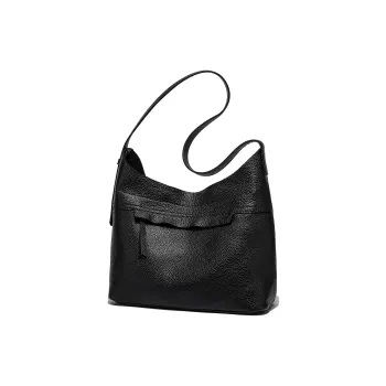 Ace Paul Cow Leather Shoulder Bag Women's Black