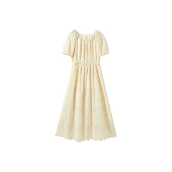 Hang Yi Court Short Sleeved Dress Women's