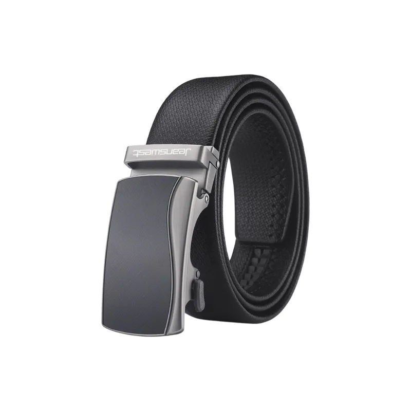 JEANSWEST Split Cow Leather Belts Men's 3.5cm-1