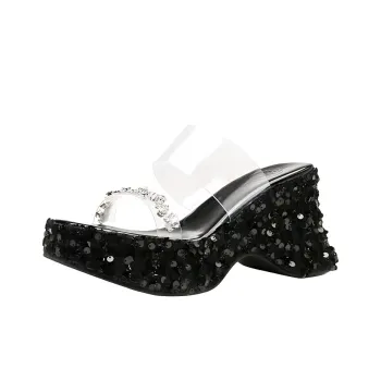 LXVB Rubber Sole Slip Resistant Slide Slippers Women's